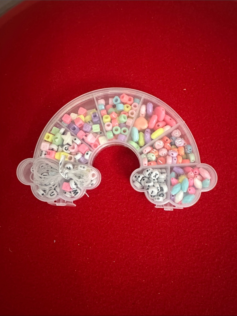Kids Pastel Bead Jewelry Kit - Multicolor